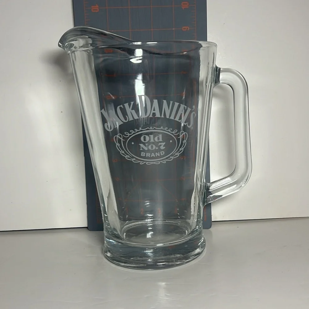 Jack Daniel’s Old No.7 Etched Glass Pitcher
